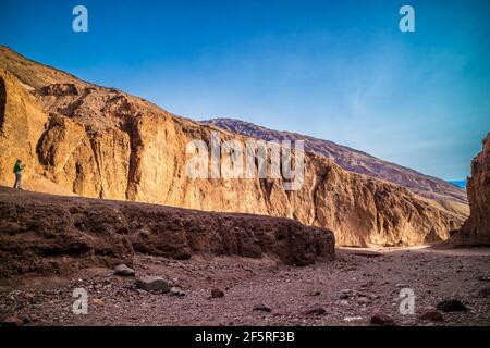 Bergrücken im Death Valley National Park Stockfoto