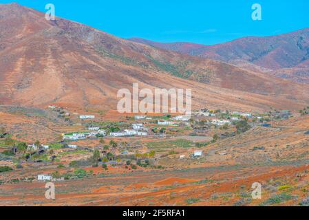 Vega de Rio Palmas Dorf auf Fuerteventura, Kanarische Inseln, Spanien. Stockfoto