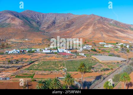 Vega de Rio Palmas Dorf auf Fuerteventura, Kanarische Inseln, Spanien. Stockfoto