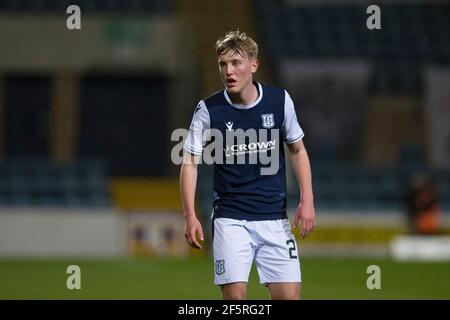 Dens Park, Dundee, Großbritannien. März 2021, 27th. Scottish Championship Football, Dundee FC versus Dundee; Max Anderson of Dundee Kredit: Action Plus Sports/Alamy Live News Stockfoto