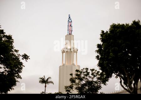 Fox Village Theatre Tower in Westwood Stockfoto