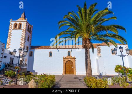 Kirche Santa Maria de Betancuria auf Fuerteventura, Kanarische Inseln, Spanien. Stockfoto