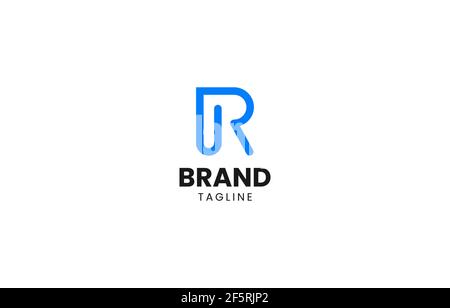 Buchstabe UR U R Monogramm Logo Design Vektor Vorlage geeignet Für persönliches oder geschäftliches Branding Stock Vektor