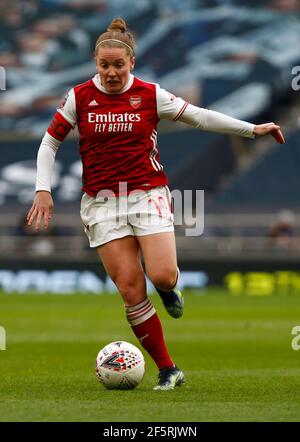 London, Inited Kingdom. März 2021, 27th. EDGWARE, ENGLAND - MÄRZ 27: Kim Little von Arsenal während der FA Women's Spur League zwischen Tottenham Hotspur und Arsenal Women im Tottenham Hotspur Stadium, London, UK am 27th. März 2021 Credit: Action Foto Sport/Alamy Live News Stockfoto