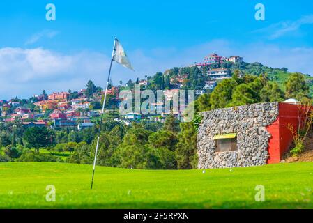 Golfplatz auf Gran Canaria, kanarische Inseln, Spanien. Stockfoto