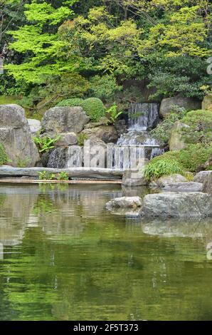 Ohori Park Japanischer Garten in Fukuoka, Japan Stockfoto