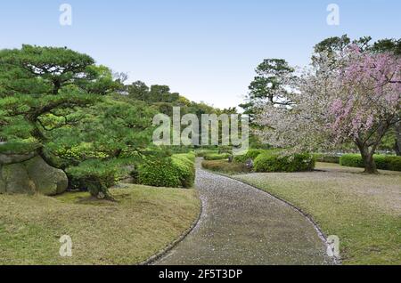 Ohori Park Japanischer Garten in Fukuoka, Japan Stockfoto