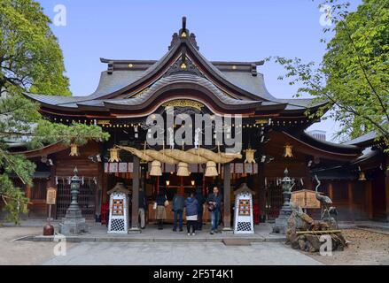 Kushida-Schrein, Fukuoka-Stadt, Japan. Stockfoto