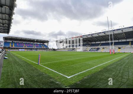 Leeds, Großbritannien. März 2021, 28th. Eine allgemeine Ansicht des Emerald Headingley Stadions in Leeds, UK am 3/28/2021. (Foto von Craig Thomas/News Images/Sipa USA) Quelle: SIPA USA/Alamy Live News Stockfoto