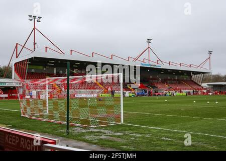 Crawley, Großbritannien. 01st Dez 2019. Das Peoples Pension Stadium vor dem Barclays FA Womens Super League Spiel zwischen Brighton & Hove Albion und Everton im People's Pension Stadium in Crawley. Kredit: SPP Sport Presse Foto. /Alamy Live Nachrichten Stockfoto