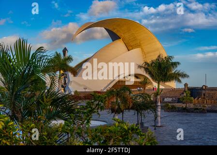 Auditorium Adan Martin in Santa Cruz de Tenerife, Kanarische Inseln, Spanien. Stockfoto