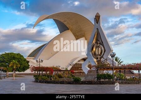 Auditorium Adan Martin in Santa Cruz de Tenerife, Kanarische Inseln, Spanien. Stockfoto