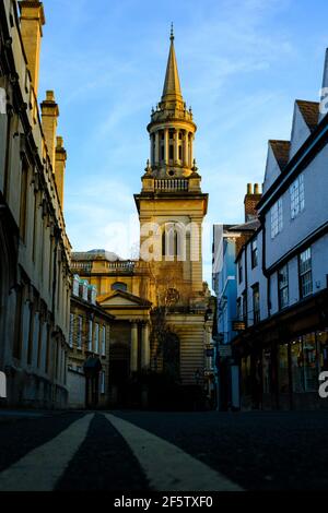 Lincoln College Library (Oxford University), Turl Street, Oxford, Großbritannien Stockfoto