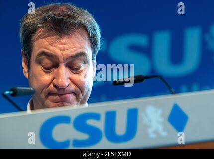 München, Deutschland. März 2021, 26th. Kredit: Peter Kneffel/dpa/Alamy Live Nachrichten Stockfoto