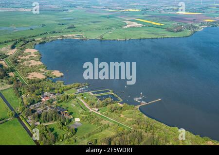 Dümmer See, Olgahafen, Dümmerlohhausen, Kreis Vechta, Niedersachsen, Deutschland Stockfoto