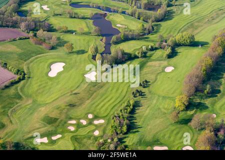 Golfplatz gut Brettberg, Lohne, Kreis Vechta, Niedersachsen, Deutschland Stockfoto