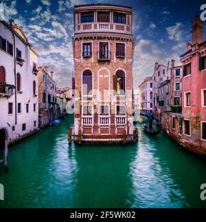 Rio de San Giovanni Laterano, Venedig, Italien. Stockfoto