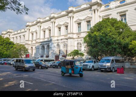 COLOMBO, SRI LANKA - 21. FEBRUAR 2020: Altes General Post Office Building auf Janadhipath Mawatha Street (Presidential Street) Stockfoto