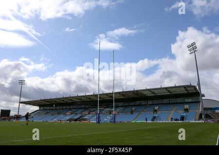 Exeter, Großbritannien. März 2021, 27th. Exeter Chiefs-Stadion während des Allianz Premier 15s-Spiels zwischen Exeter Chiefs und Loughborough Lightning im Sandy Park in Exeter, England Quelle: SPP Sport Pressefoto. /Alamy Live Nachrichten Stockfoto