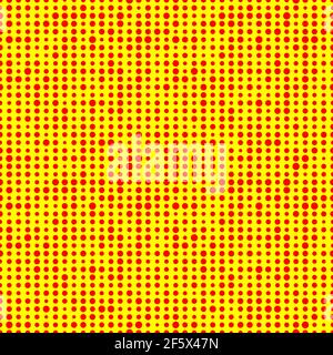 Popart, 1950, 1960 retro zufällige Polka Punkte, Kreise nahtlos wiederholbare Muster - Stock Vektor Illustration, Clip Art Grafiken Stock Vektor