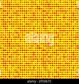 Popart, 1950, 1960 retro zufällige Polka Punkte, Kreise nahtlos wiederholbare Muster - Stock Vektor Illustration, Clip Art Grafiken Stock Vektor