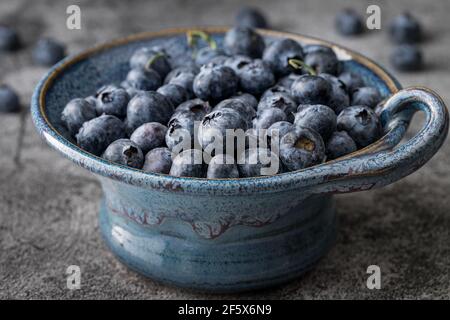 Frische Heidelbeeren Stockfoto