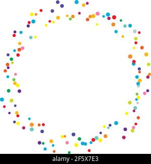 Zufällige Punkte, Kreise Design-Element. Speckles, gepunktetes abstraktes Design – Stock Vektor Illustration, Clip Art Grafiken Stock Vektor
