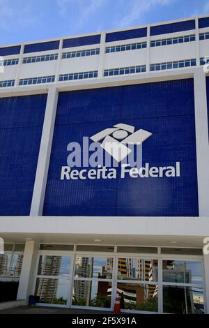 salvador, bahia, brasilien - 25. januar 2021: Sitz der Federal Revenue von Brasilien, in der Stadt Salvador. Stockfoto