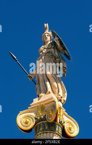 Akademie von Athen, Athen, Griechenland. Stockfoto