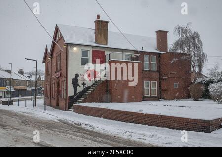 The Star Hotel, Cudworth, England - 14. Januar 2021 Stockfoto