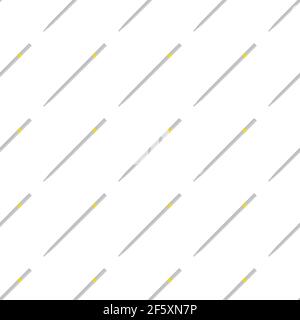 Abstrakte nahtlose medizinische Pipette, Pipette für Labor auf weißem Hintergrund. Muster Tropf bestehend aus vielen identischen Glas Labor medizinischen p Stock Vektor