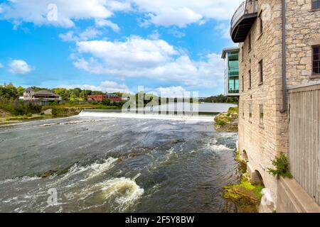 Das historische Stadtzentrum von Cambridge, Ontario, Kanada Stockfoto