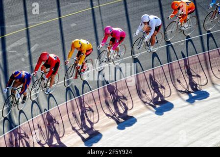 Keirin Racing in Japan Stockfoto