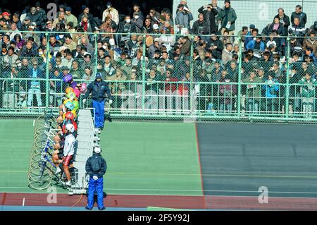 Keirin Racing in Japan Stockfoto