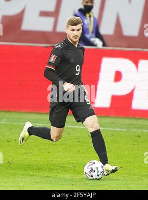 Timo WERNER, DFB 9 im Spiel RUMÄNIEN, Deutschland. , . WM Quali, Saison 2020/2021, 28. März 2021 in Bukarest, Bukarest, Rumänien. Quelle: Peter Schatz/Alamy Live News Stockfoto