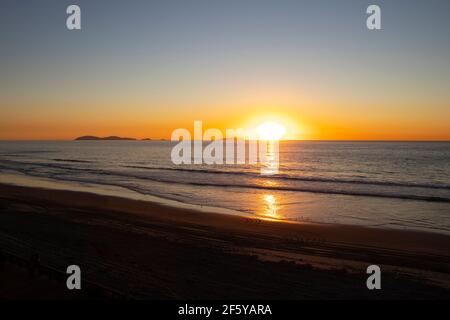 Playas de Tijuana Sonnenuntergang Stockfoto
