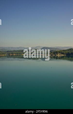 Der Sichar-Stausee in Ribesalbes, Castellon, Spanien Stockfoto