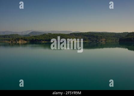 Der Sichar-Stausee in Ribesalbes, Castellon, Spanien Stockfoto