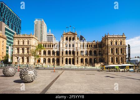 22. Dezember 2018: Treasury Casino, auch bekannt als The Treasury, ist ein Casino in Brisbane, Australien, das von der Star Entertainment Group betrieben wird. Es beherbergt auch Stockfoto