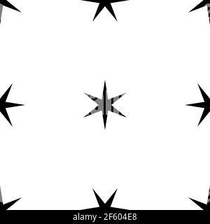 Wiederholbare, nahtlose Stern, Sternform Muster, Hintergrund - Stock Vektor Illustration, Grafik Clip Art Stock Vektor