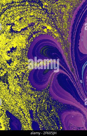 Intensive bunte Mischung aus lebendigen Farben. Abstrakte moderne Hintergrund Vorlagen Design Stockfoto