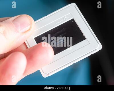 Alte kodak 35-mm-Dias Stockfoto