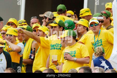 2ND TEST ENGLAND V AUSTRALIEN BEI EDGBASTON 1ST TAG 4/8/2005 BILD DAVID ASHDOWNTEST CRICKET Stockfoto