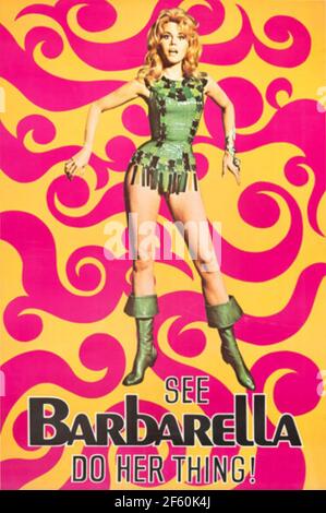 BARBARELLA 1968 Paramount Pictures Film mit Jane Fonda Stockfoto