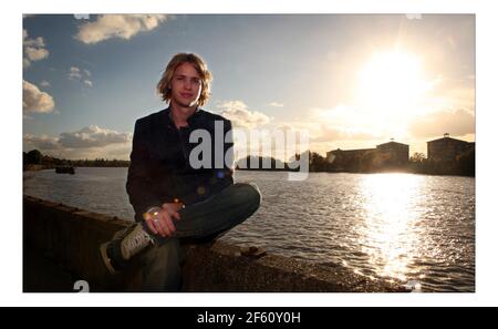 Sam Branson.... Sohn von Richard Branson fotografiert bei Virgin Books in West London Bild David Sandison Stockfoto