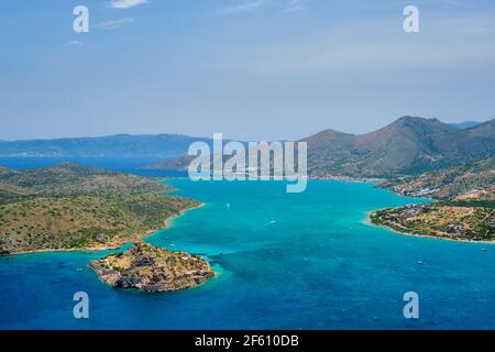 Insel Spinalonga, Kreta, Griechenland Stockfoto