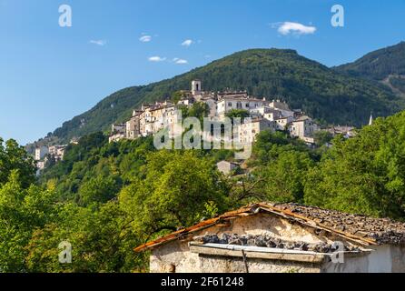 Scanno, Nationalpark der Abruzzen, Provinz L'Aquila, Region Abruzzen, Italien Stockfoto