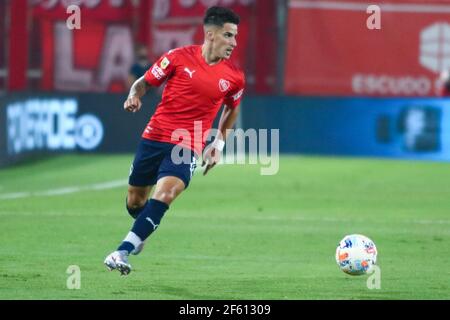BUENOS AIRES, 28,03.2021: Independiente und Boca JRS spielen für die 7h Runde der Copa Liga Argentina de Fútbol im Stadion Libertadores de América. Stockfoto