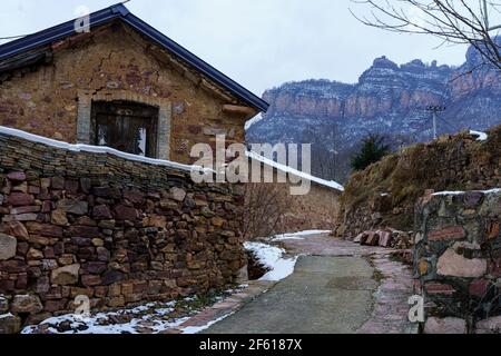 Dorf Zhongsi - das verlorene Dorf Stockfoto