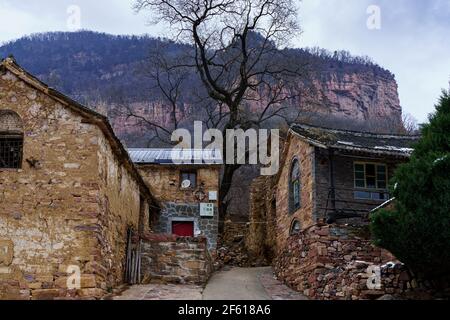 Dorf Zhongsi - das verlorene Dorf Stockfoto